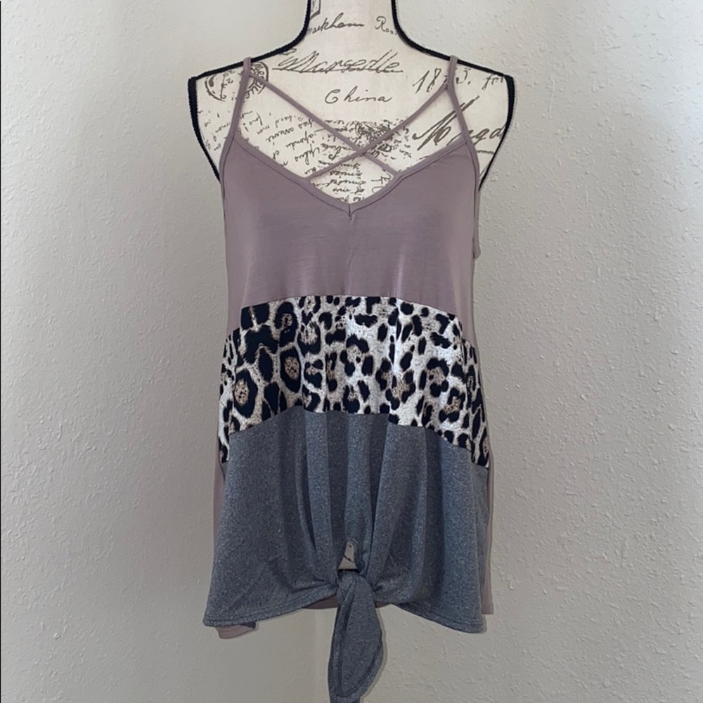 Cheetah Print Tank Top Size Medium